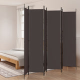 vidaXL Room Divider Folding Partition Privacy Screen for Home Office Fabric
