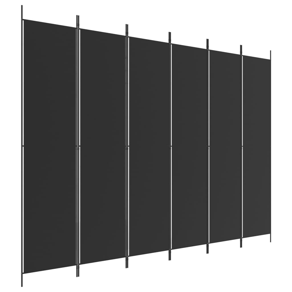 vidaXL Room Divider Folding Partition Privacy Screen for Home Office Fabric