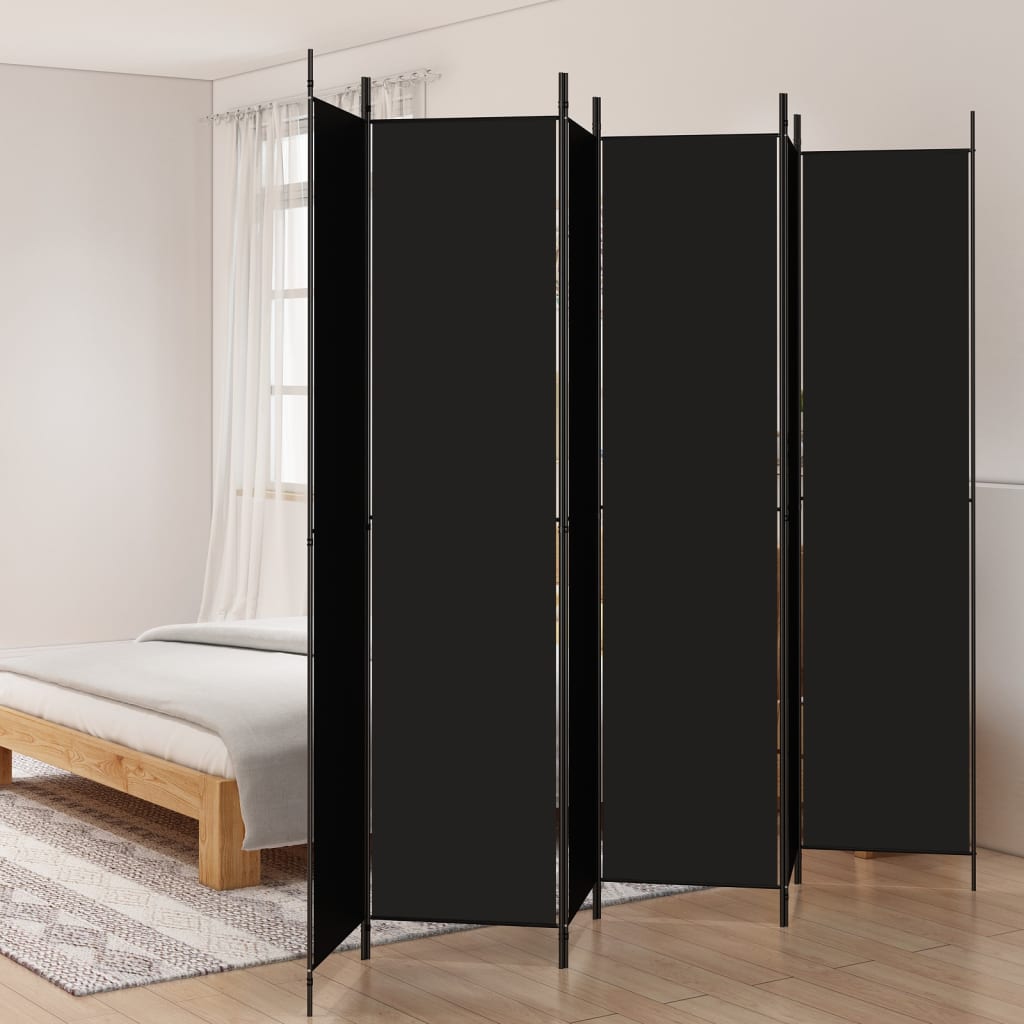 vidaXL Room Divider Folding Partition Privacy Screen for Home Office Fabric