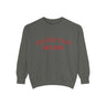 Customizable Unisex Garment-Dyed Sweatshirt, Personalized Gift, Cozy Streetwear, Casual Outfit, Unique Design Sweatshirt
