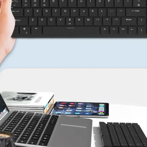 RK925 Bluetooth Mechanical Keyboard Low Axis Computer Cellphone Tablet Universal Keyboard - Lootquake