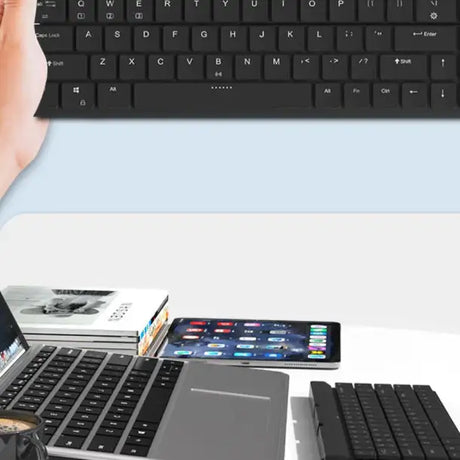 RK925 Bluetooth Mechanical Keyboard Low Axis Computer Cellphone Tablet Universal Keyboard - Lootquake