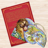 Hat of Timeless Places Wooden Ornaments by Josephine Wall - Coastal Sea-Life Decor - 845615-JW