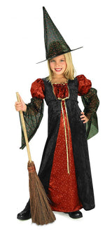 Girls Glitter Witch Costume