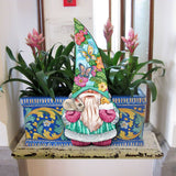 Decoración de puerta de Pascua con gnomo de primavera de G. DeBrekht - Decoración de primavera de Pascua - 8611011H