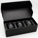 Luxury Candle Gift Set For Women, Strong Scented Candle Set, Black Candles Gifts, 3 Pack, 24oz, Burning 150 Hours
