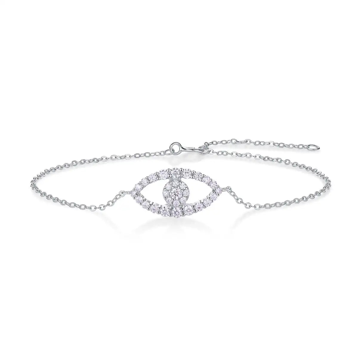 Wishing Elf Luxury Fashion Mosan Diamond S925 Silver Bracelet - Lootquake