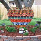 Decoración navideña con forma de corazón acolchado para puerta de G. DeBrekht - Love Family Kids Decor - 8198736H