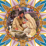 Classic Nativity Star Tree Topper Wooden Décor by D. Gelsinger - Nativity Holiday Décor - 89502-DG