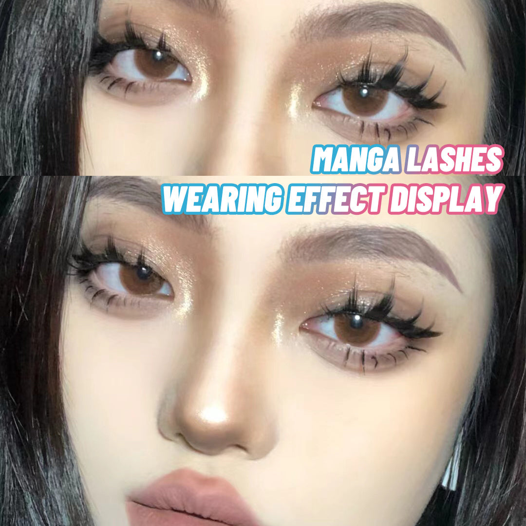 Manga Lashes Set: 5 Pairs