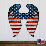USA Wings Decorative Holiday Door Decor - American Christmas Decor - 8187131H