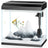 PONDON 7 Gallon Fish Tank with Detachable Lid Low-Iron Glass Aquarium Starter Kit with LED Light Beginner-Friendly Betta Aquarium with Removable Filtration - Lootquake
