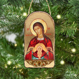 Blessed Virgin Mary Life-giving Religious Christian Sacred Icon Ornament - Inspirational Icon Decor - 87017