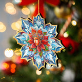 Adornos de madera con forma de copo de nieve de la Reina de las Nieves de G. Debrekht - Decoración navideña - 8688402