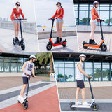 Patinete eléctrico X9 Endurance de alta potencia, plegable y de movilidad, de 10 pulgadas