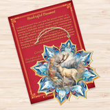 Adornos de madera con forma de copo de nieve de reno de G. Debrekht - Decoración de vida silvestre - 8688415