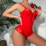 Sexy Lingerie Lace Sheer Lingerie Open Back Bodysuit Lingerie - Lootquake