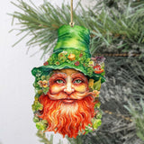 Happy St. Patrick Day Wooden Ornaments by G. DeBrekht Easter Spring Decor - 8652779
