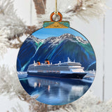 Adornos de madera para crucero por la cumbre de Alaska de G.Debrekht - Decoración navideña con temática de vida silvestre - 870067