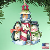 Keepers of The Light Wooden Ornaments by Jamie Mills-Price - Christmas Decor - 8457508
