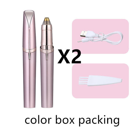 Eyebrow Epilator Maquiagem Profissional Completa Trymer Do Brwi Eye Brow Trimmer For Rasoir Visage Femme Make Up Eye Brow Shaper - Lootquake