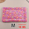 Manta rectangular para mascotas, resistente a la suciedad y para todas las estaciones - Cómoda cama con estampado de pata de perro y corazón (1 unidad)