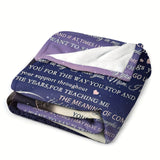 Cozy Blanket Gift - Soft, Funny, and Heartwarming Birthday Present for Mom, Daughter's Thoughtful Mother's Day, Christmas, and Birthday Gift Idea for Mothers