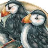 Send in the Clowns Puffins Wall Art by J. Bergsma - Wildlife Holiday Decor - 8591848W-JB