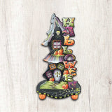 Candle Holder Halloween Door Decor by Jamie Mills-Price - Thanksgiving Halloween Decor - 8457402H