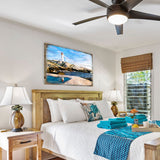 Arte de pared costero de madera de la bahía del faro de Aditya de Nature Wonders - Decoración costera de vida marina - 95268B