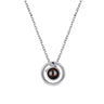 S925 Silver Necklace Female Language Projection - Lootquake