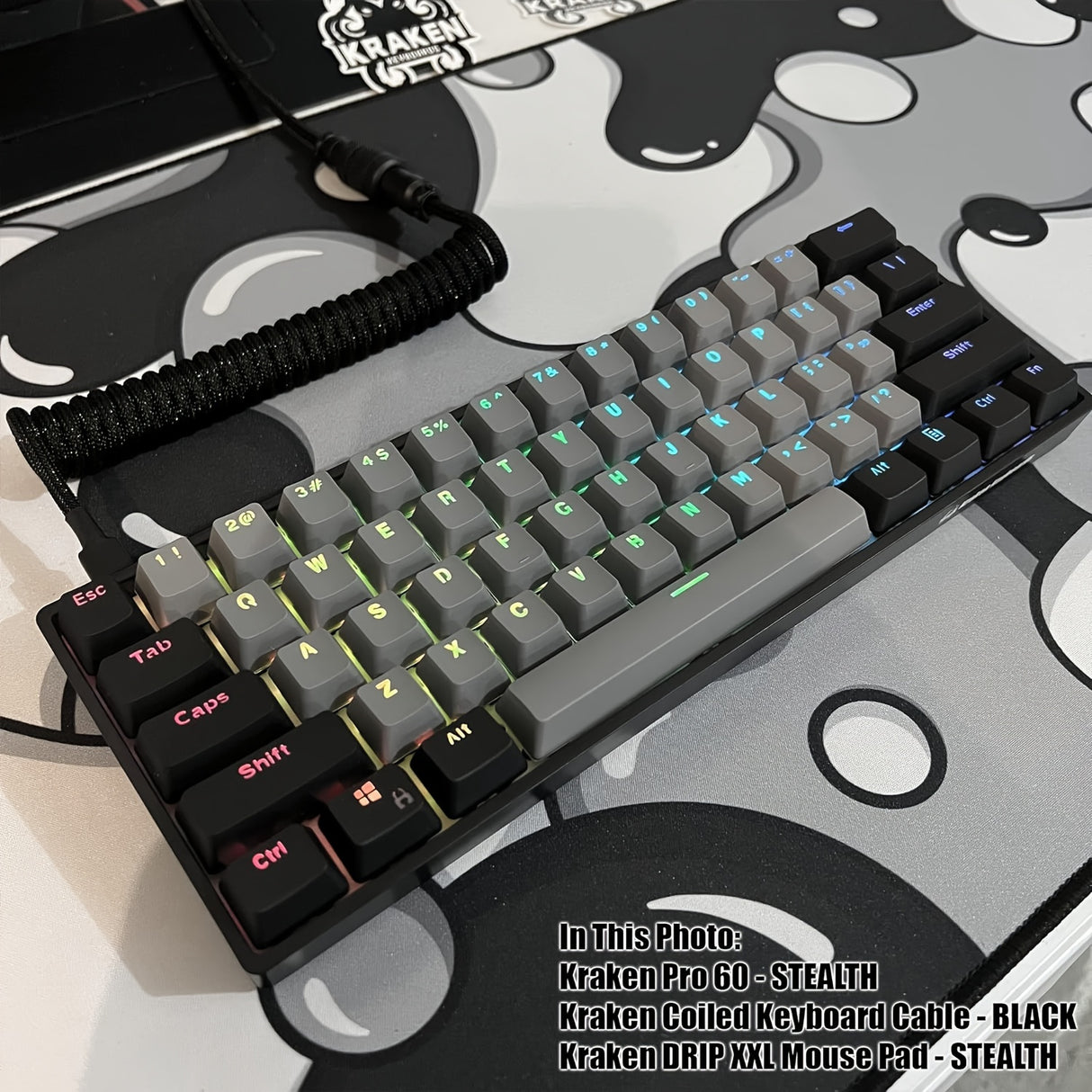 Professional Craftsman Gaming Mouse Pad - Large, Extra-Large, XXL Black & White Camouflage Design, Stain-Resistant & Non-Slip Rubber Base with Durable, Odor-Free Surface - Ideal for Gamers, Mouse Pad Gaming