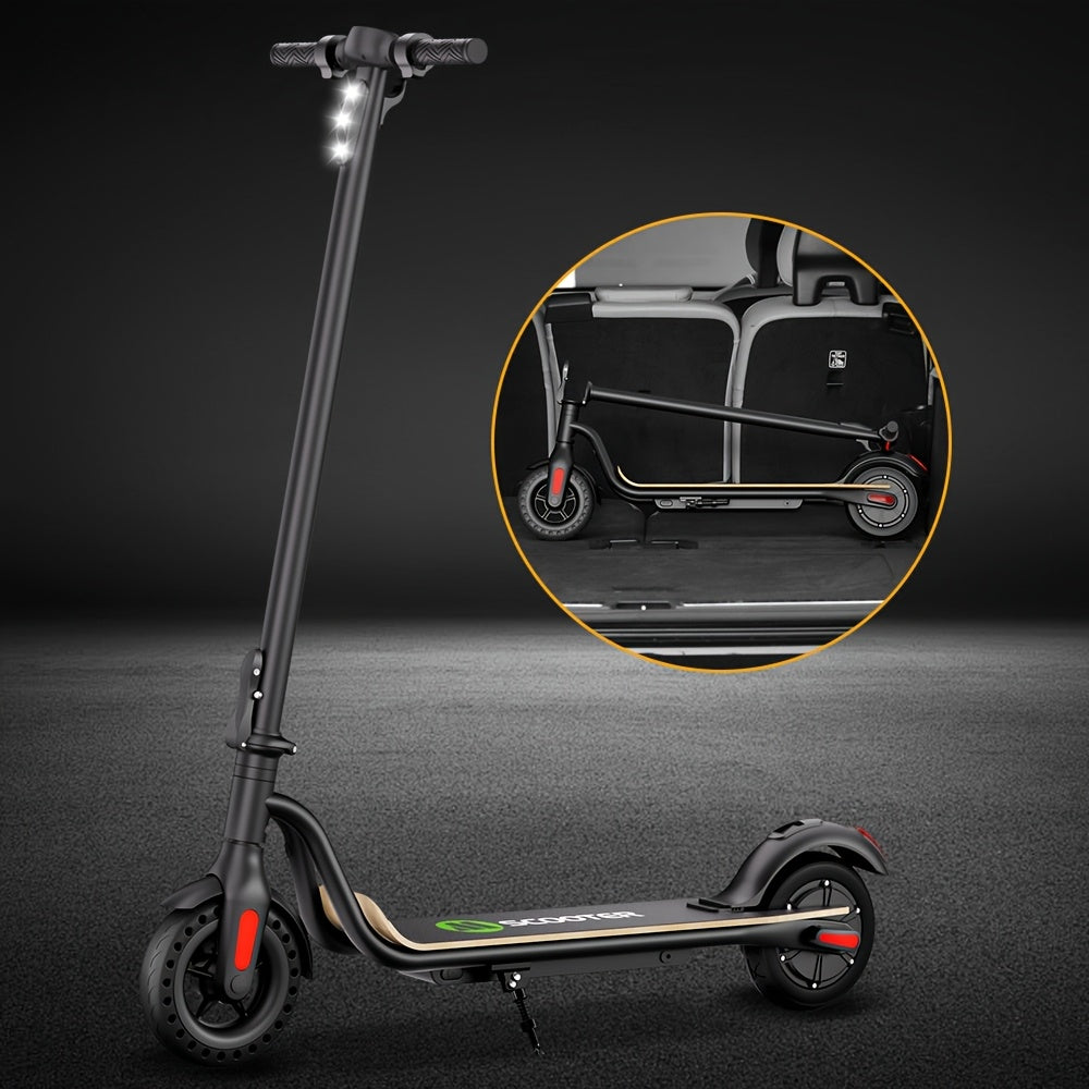 MEGAWHEELS S10 Foldable Electric Scooter For Adults With 8" Solid Tires, 15.5mph Top Speed, 3 Speed Modes And Up To 15miles Range Only 26.46LB Lightweight E-scooter For Commuting And As A Christmas Gift.
