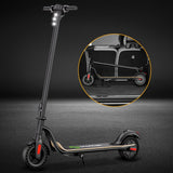 MEGAWHEELS S10 Foldable Electric Scooter For Adults With 8" Solid Tires, 15.5mph Top Speed, 3 Speed Modes And Up To 15miles Range Only 26.46LB Lightweight E-scooter For Commuting And As A Christmas Gift.