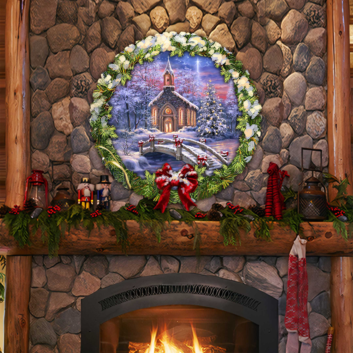 O Come Emmanuel Holiday Door Decor by D. Gelsinger - Nativity Holiday Decor - 8652814H-DG