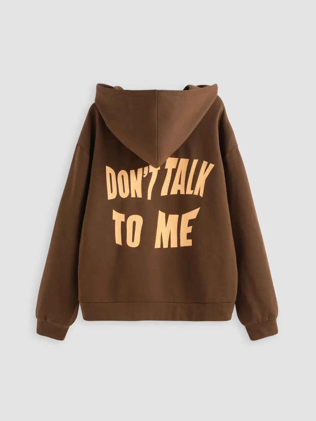 2023 Letters Print Casual Loose Long -sleeved Hooded Sweater - Lootquake