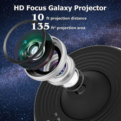 Night Light Galaxy Projector Starry Sky Projector 360 Rotate Planetarium Lamp For Kids Bedroom Valentines Day Gift Wedding Deco - Lootquake