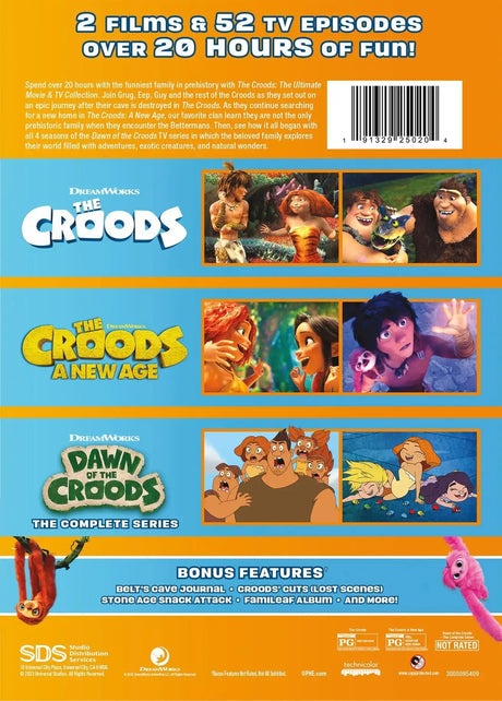 The Croods: Ultimate Movie & TV Collection (Box Set) [DVD] - Lootquake