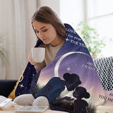 Cozy Blanket Gift - Soft, Funny, and Heartwarming Birthday Present for Mom, Daughter's Thoughtful Mother's Day, Christmas, and Birthday Gift Idea for Mothers