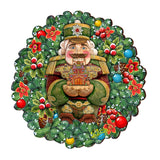 Nutcracker's Wreath Gift Holiday Door Decor by G. DeBrekht - Christmas Decor - 8185321H