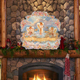 Decoración navideña para puerta de la Natividad "Pequeñas Bendiciones" de D. Gelsinger - 8461017H-0708