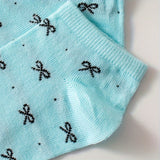 20/40 Pairs Heart Print Socks, Valentine's Day Candy Colored Ankle Socks, Women's Stockings & Hosiery