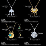 European And American Moon Necklace Niche Non-fading High-grade Accessories - Lootquake
