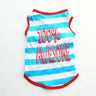 Summer Cotton Thin Dog Clothes Cool Vest Pets Supplies - Lootquake