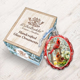 House Birds Mercury Glass Ornament by D. Gelsinger - Christmas Decor - 778105-DG