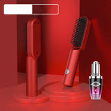USB Rechargeable 2-In-1 Hair Dryer Brush