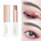 Lazy Eyeshadow Stick: Gradient Shimmer, Double Color, Waterproof