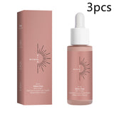 Tanning Face Serum Face Body Tanning Bed Outdoor Fine Line Repair Skin Serum Dark Bronzer Self Tanning Serum Drops - Lootquake