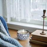 16pcs Blue And White Porcelain Scented Candle Smokeless, No Drip, Elegant Romantic Candle, Suitable For Family, Swimming Pool, Sabbath, Wedding, Church, Also Very Suitable For Halloween, Thanksgiving, Valentine'S Day And So O