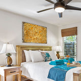 Arte mural de madera Amali de G. DeBrekht - Decoración floral ornamental - 95013B